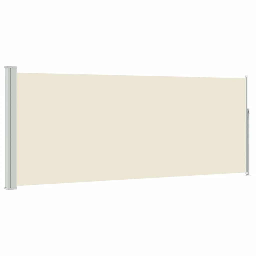 Retractable Side Awning 120 x 300 cm Cream