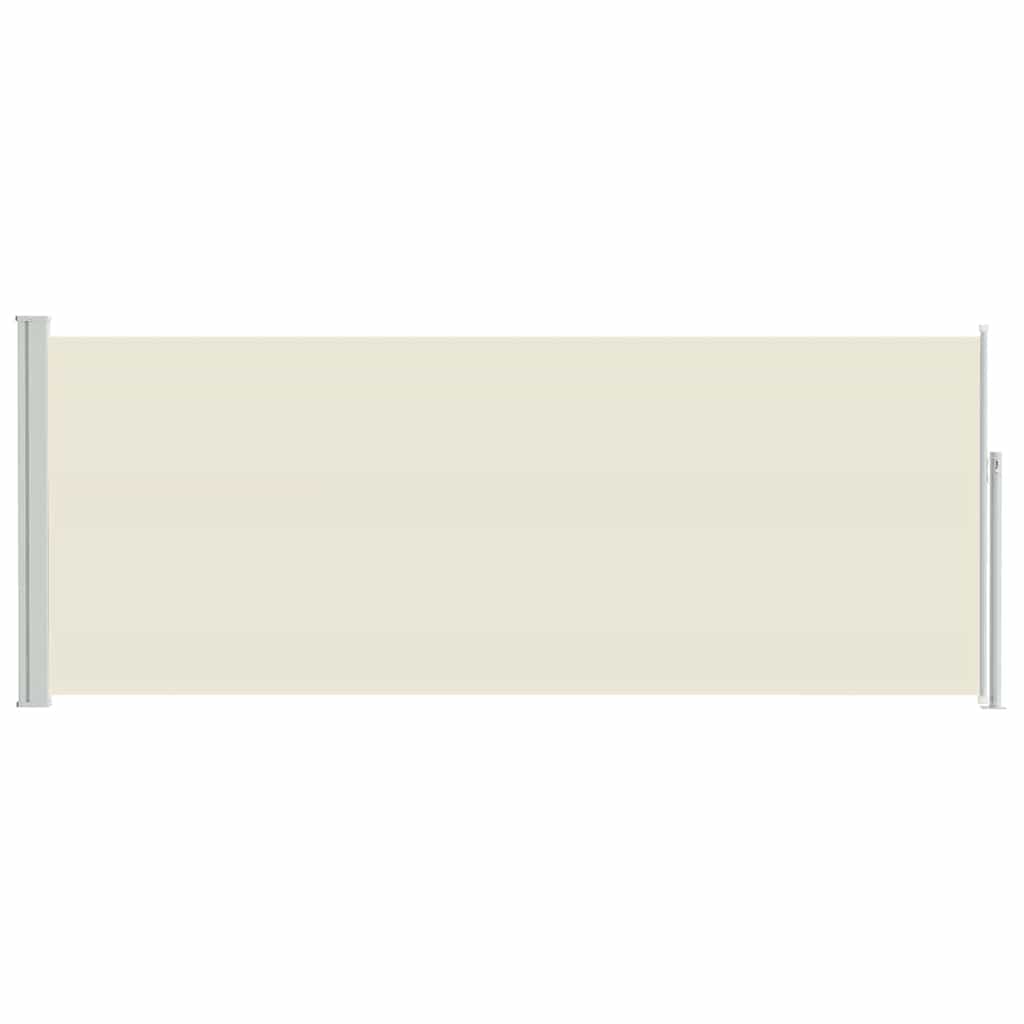 Retractable Side Awning 120 x 300 cm Cream