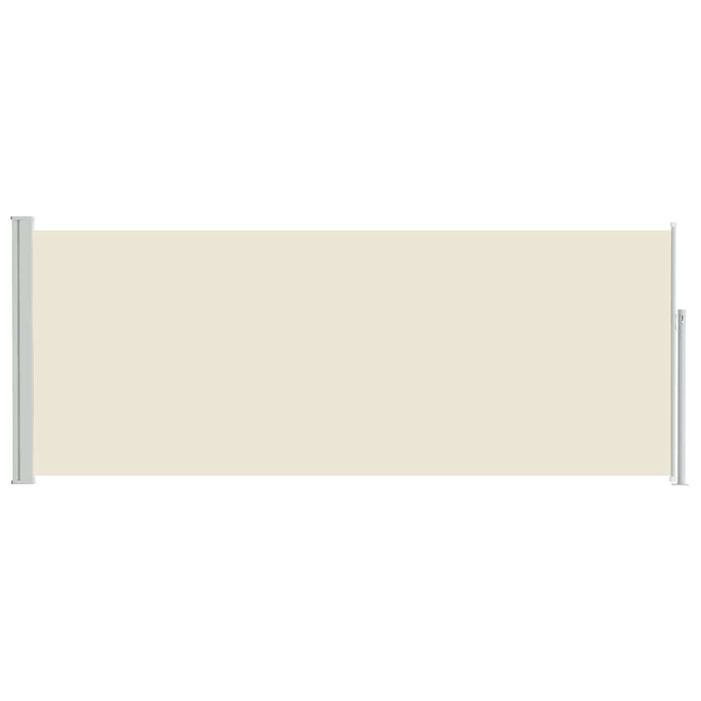 Retractable Side Awning 120 x 300 cm Cream