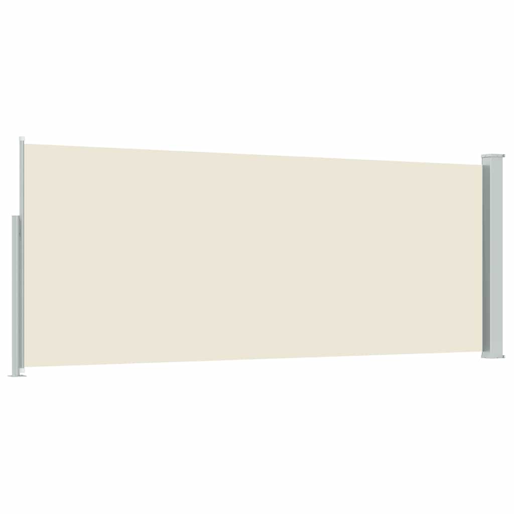 Retractable Side Awning 120 x 300 cm Cream