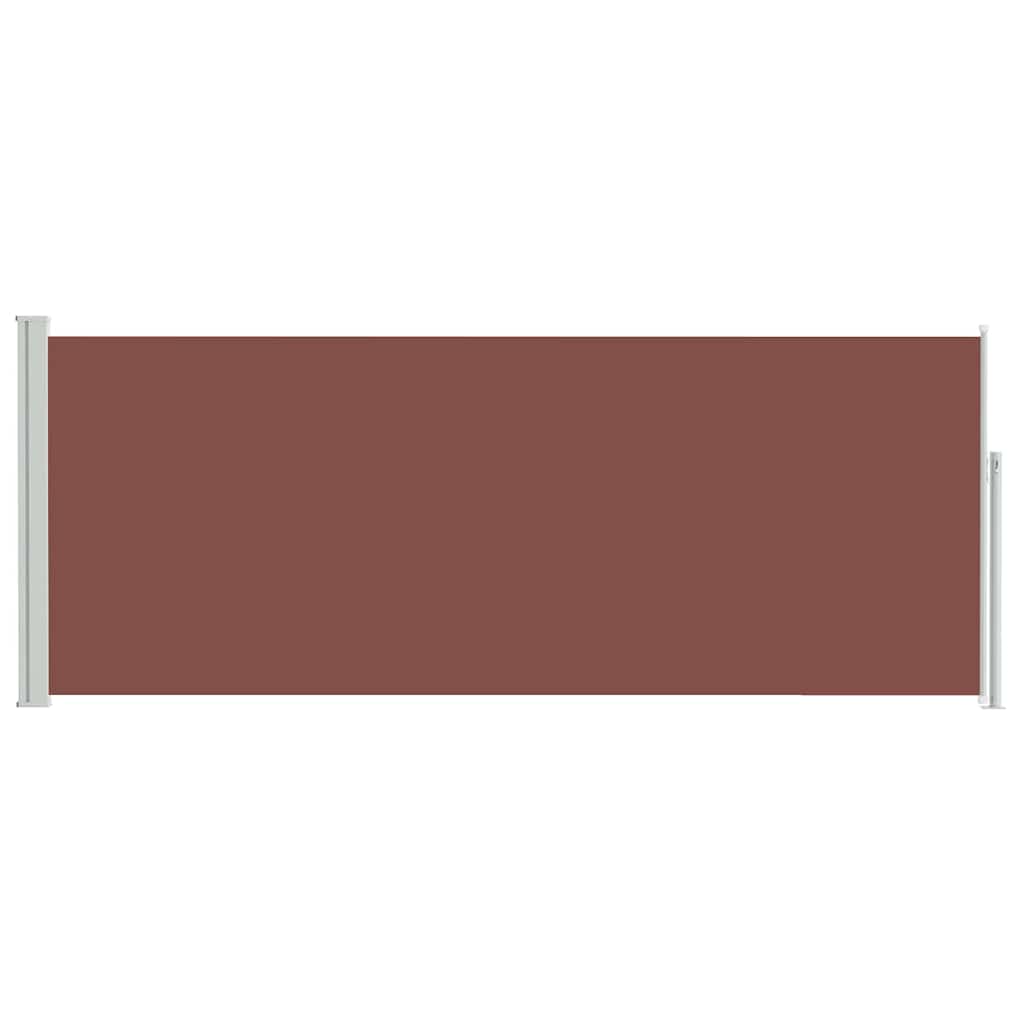 Retractable Side Awning 120 x 300 cm Brown