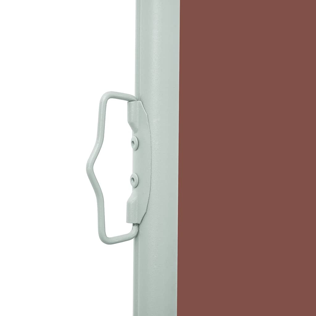 Retractable Side Awning 120 x 300 cm Brown