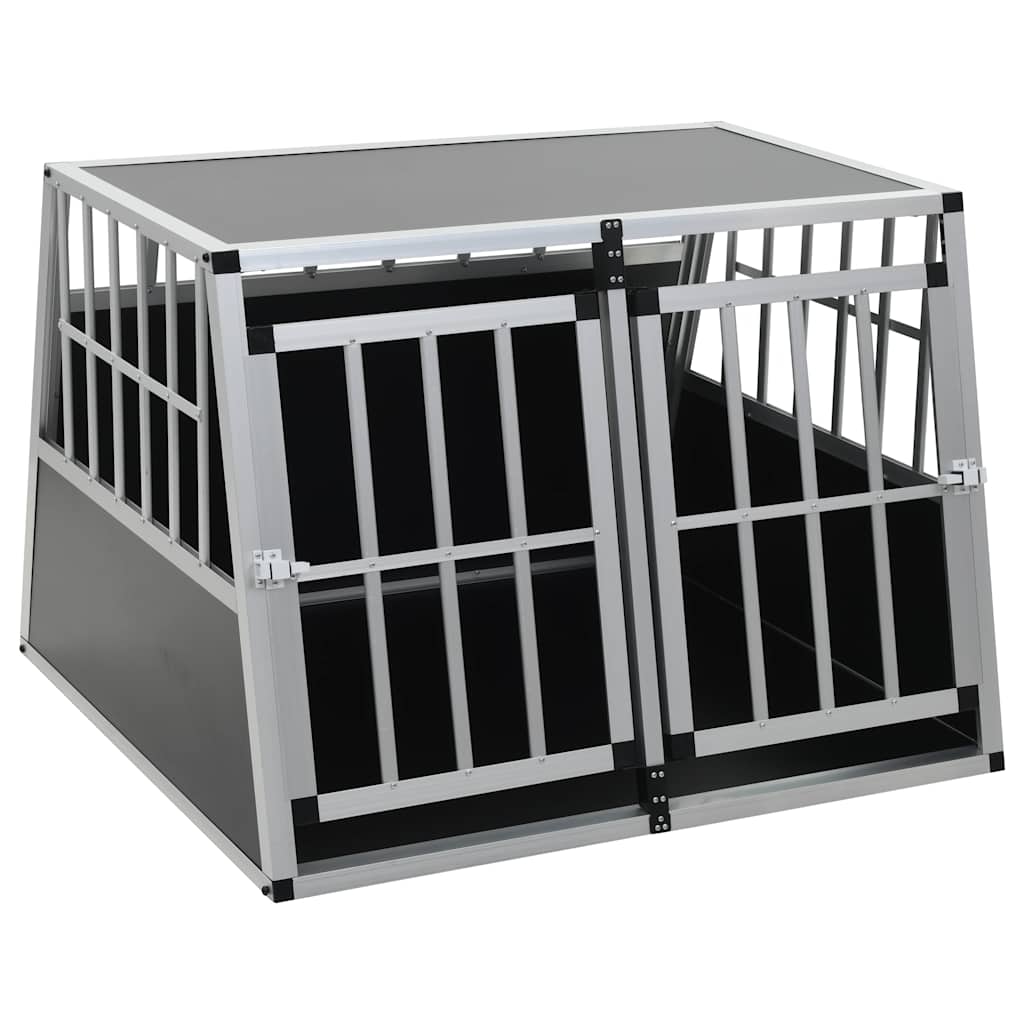 Dog Cage with Double Door 94x88x69 cm
