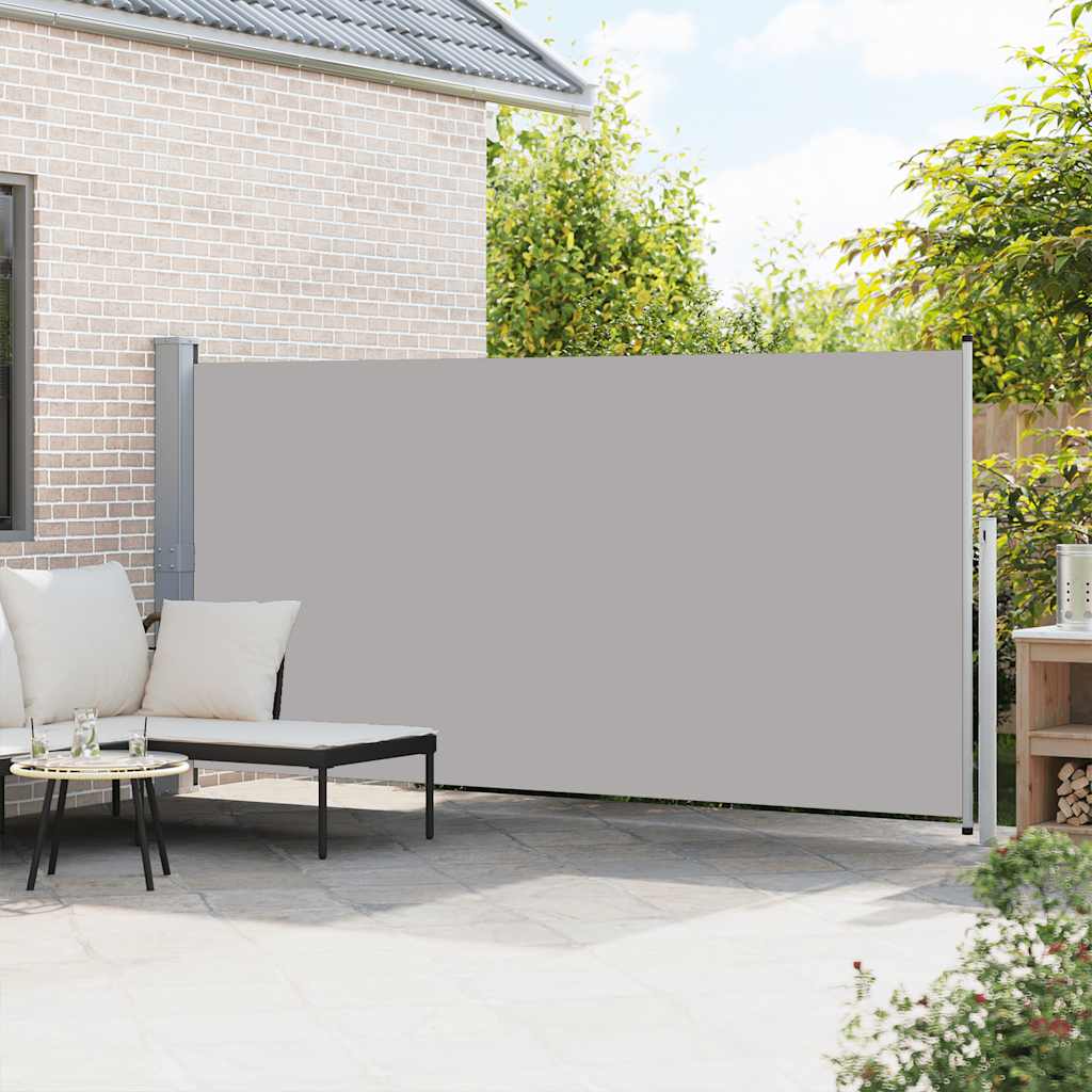 Retractable Side Awning 160 x 500 cm Grey