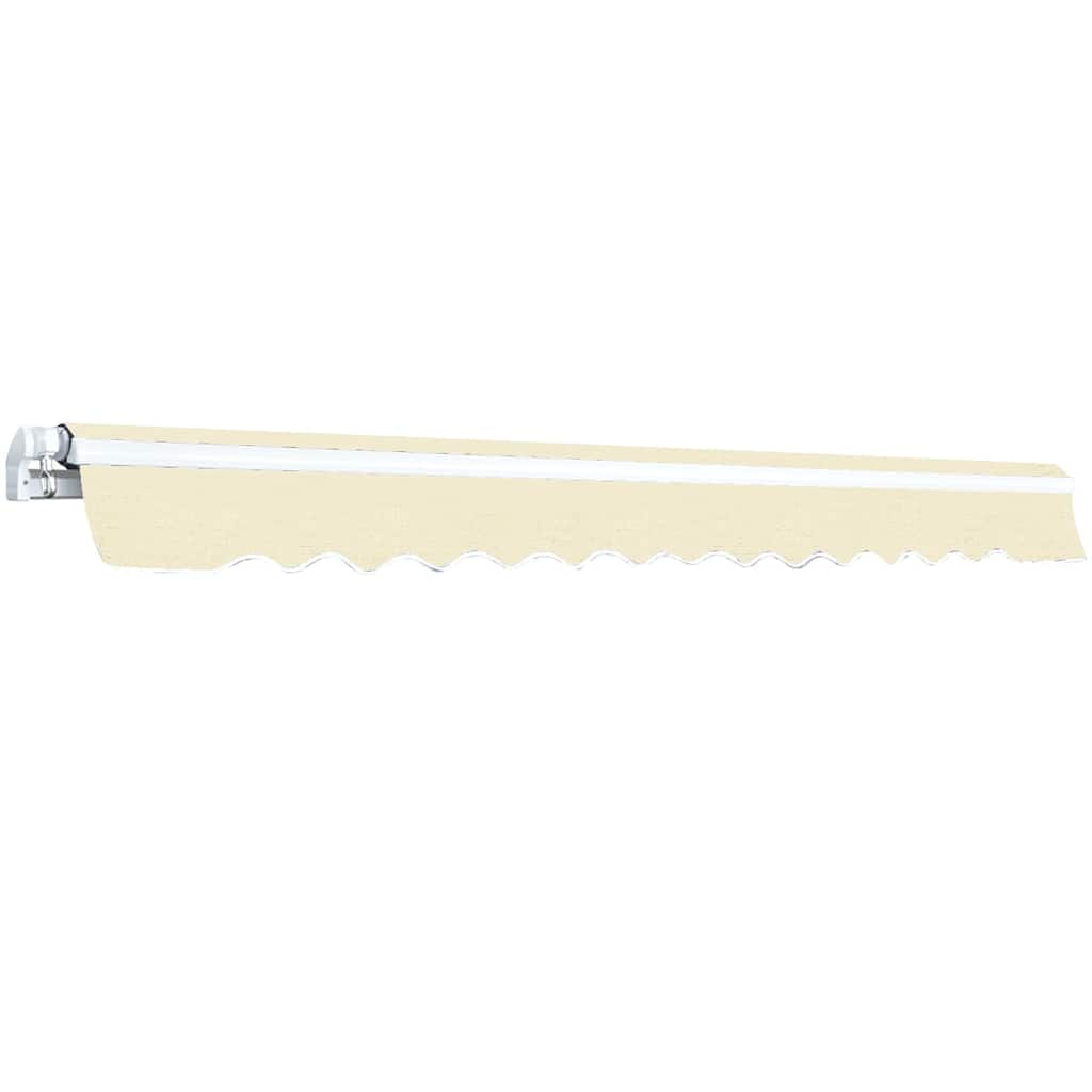 Manual Awning 4 x 3 m Cream 100% Polyester