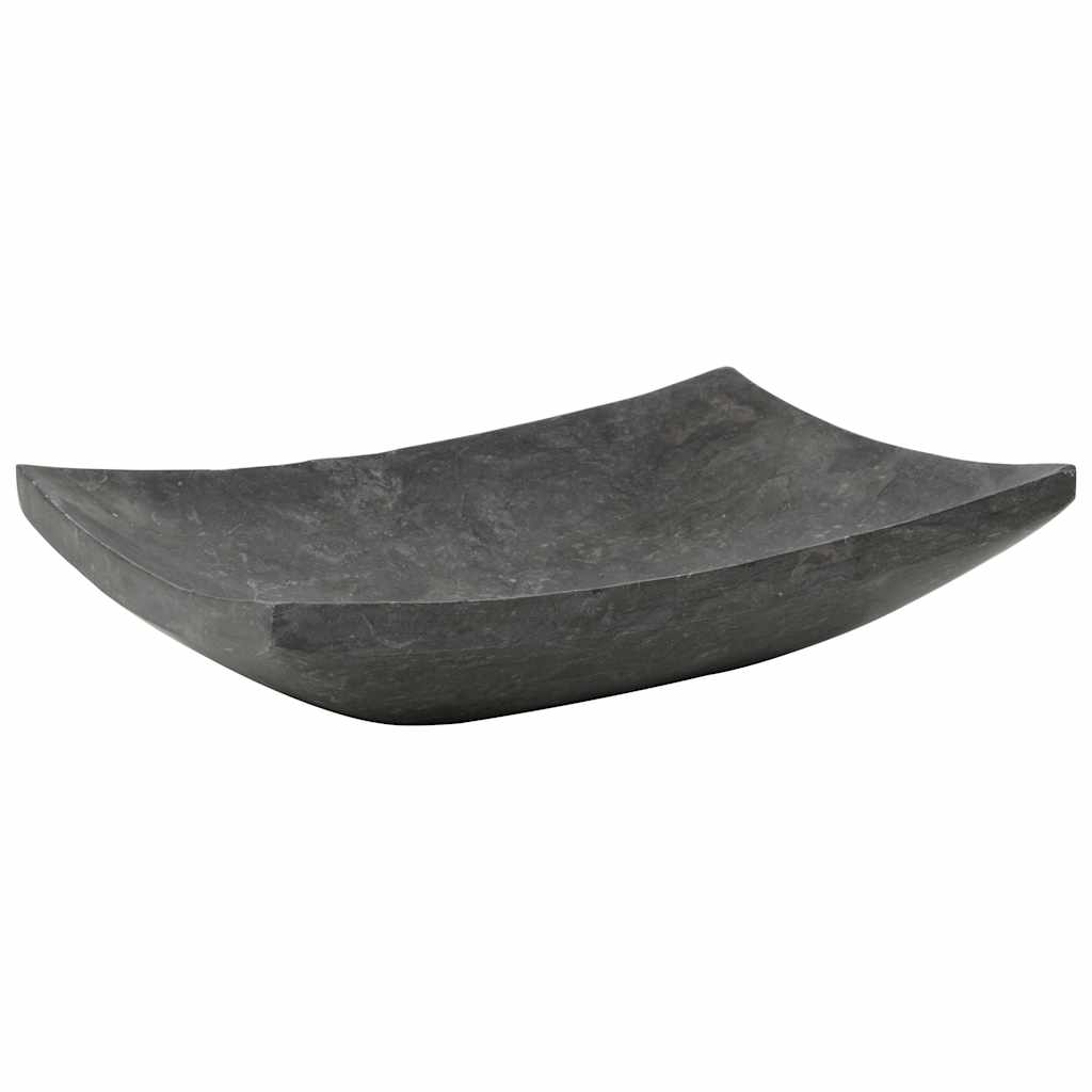 Sink 50x35x12 cm Marble Black