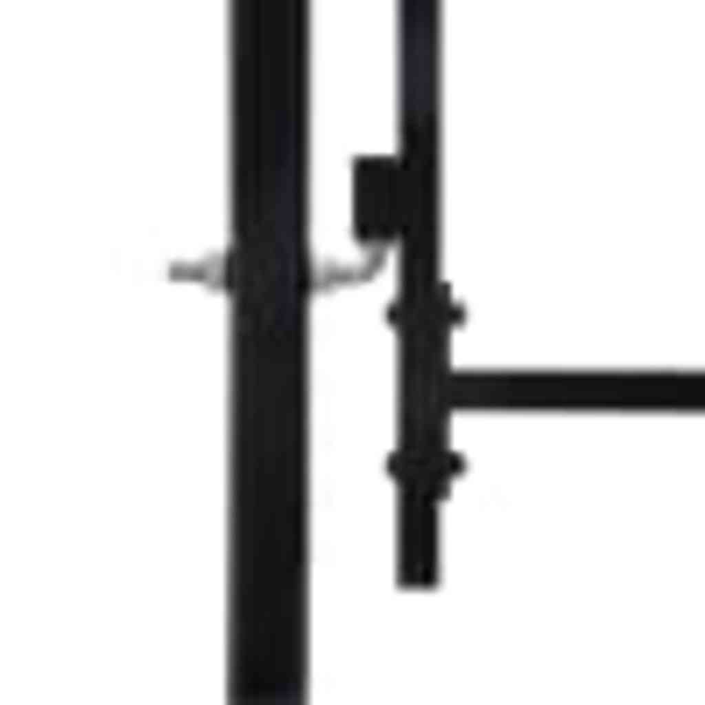 Double Door Fence Gate Woerden with Spear Top 299.5x149.5 cm