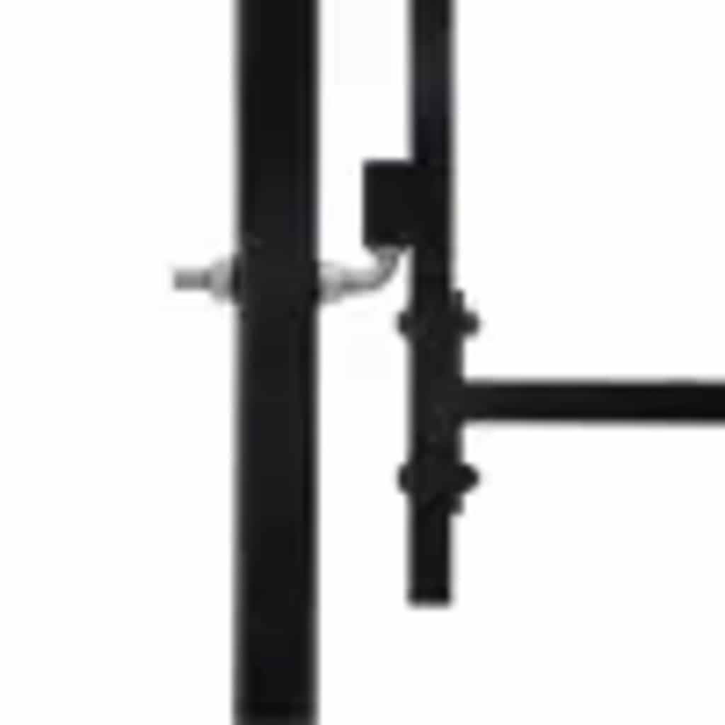 Double Door Fence Gate Woerden with Spear Top 400x149.5 cm