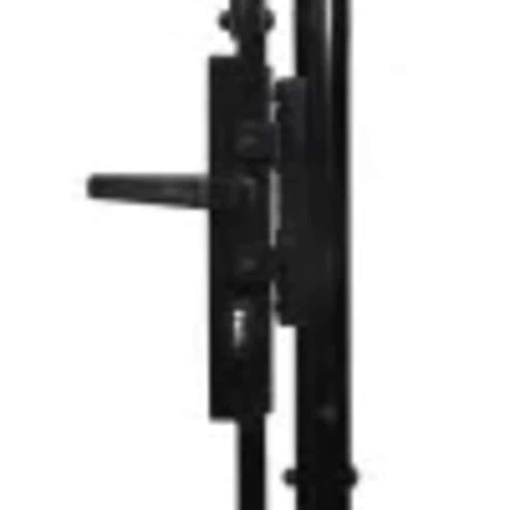 Double Door Fence Gate Woerden with Spear Top 400x149.5 cm