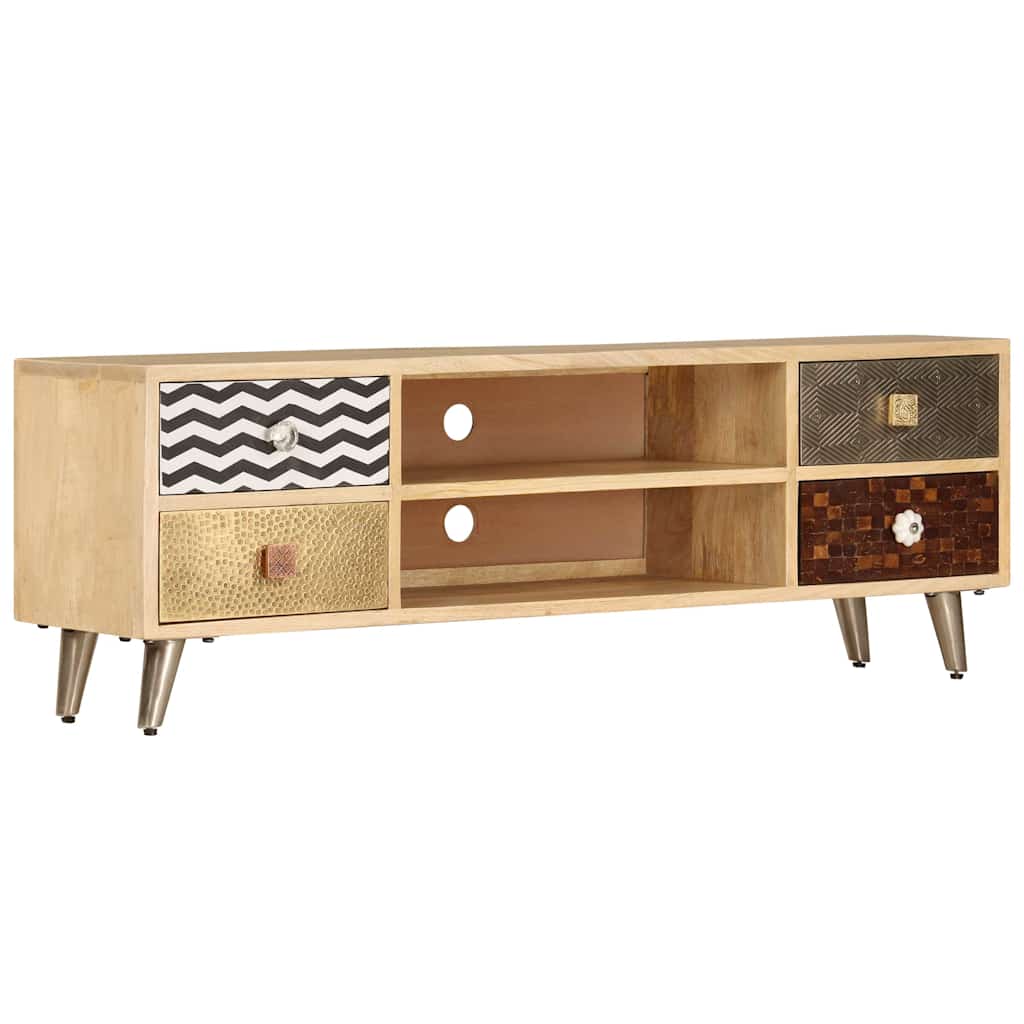 TV Cabinet 120x30x40 cm Solid Mango Wood