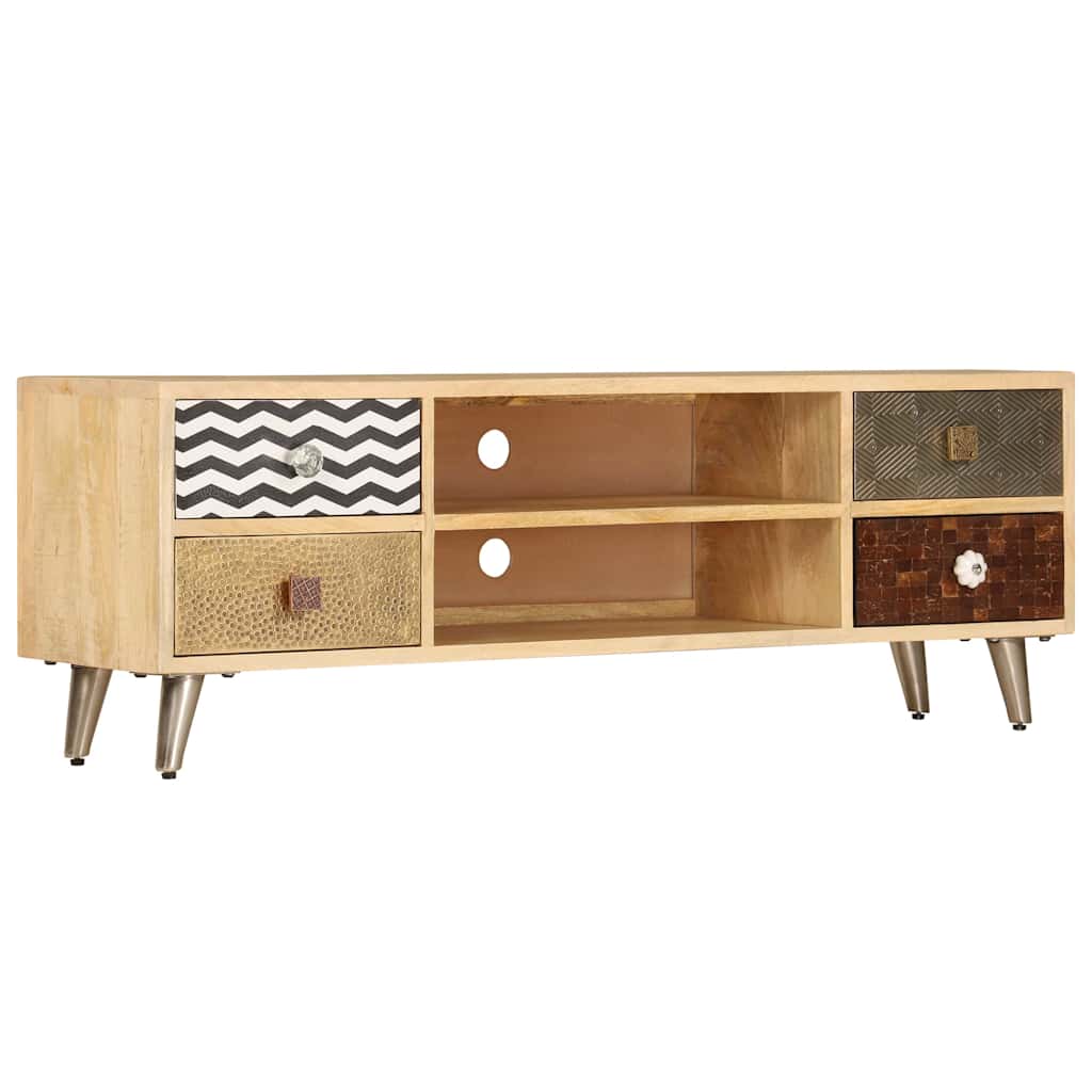 TV Cabinet 120x30x40 cm Solid Mango Wood