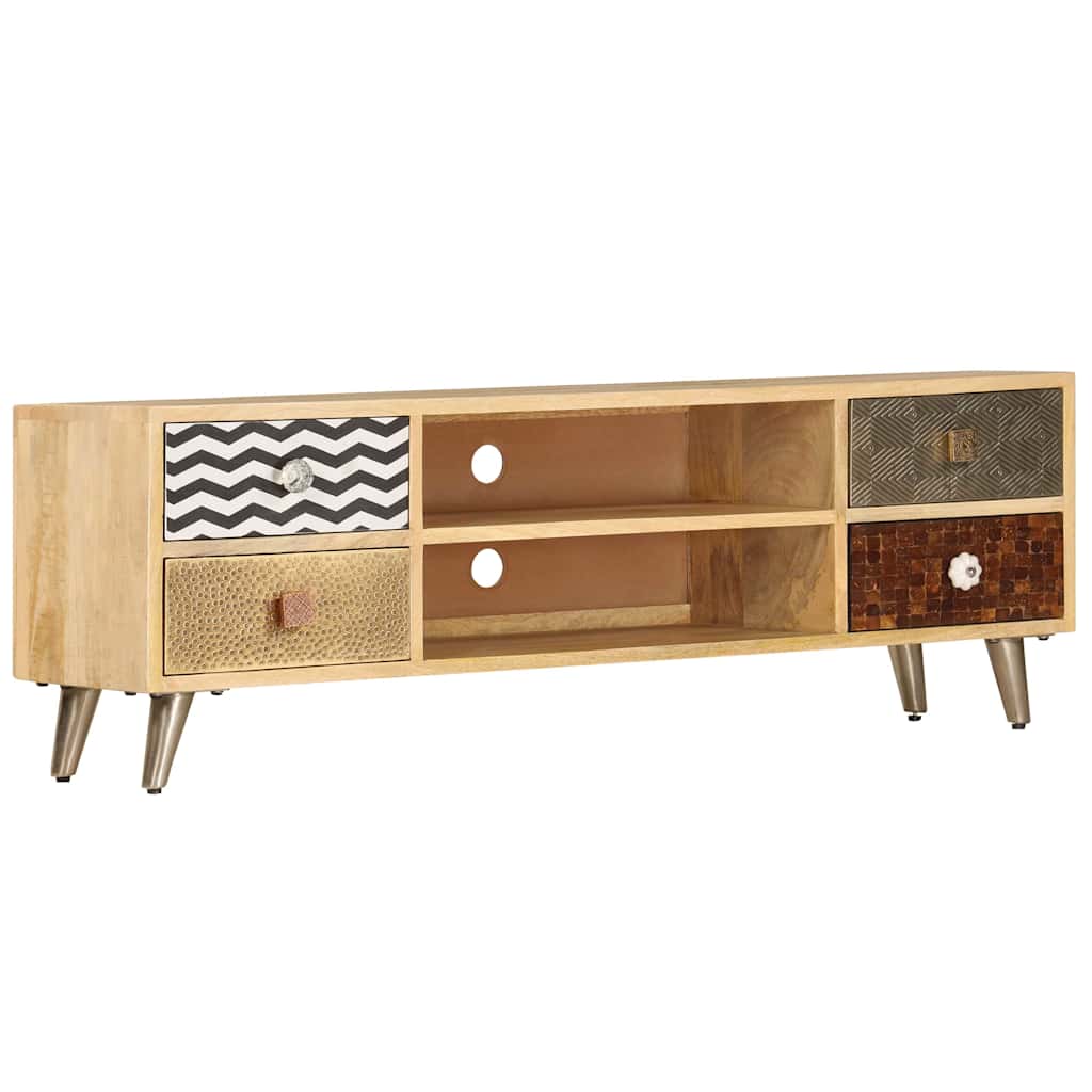 TV Cabinet 120x30x40 cm Solid Mango Wood