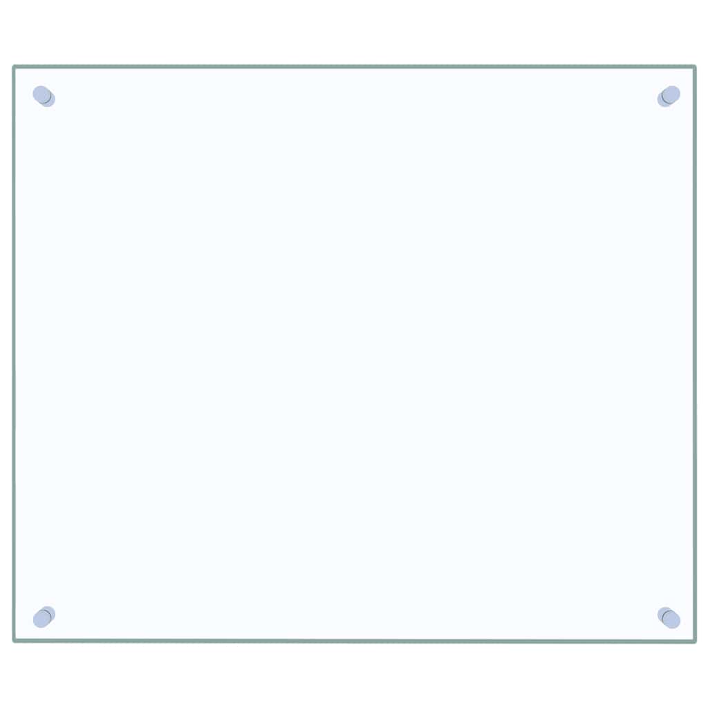 Kitchen Backsplash Transparent 70x60 cm Tempered Glass