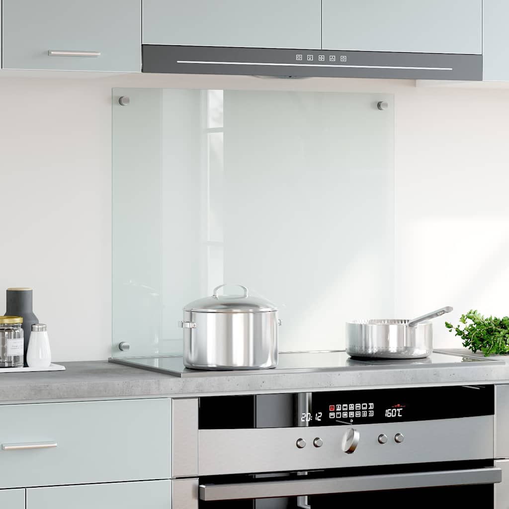 Kitchen Backsplash Transparent 70x60 cm Tempered Glass
