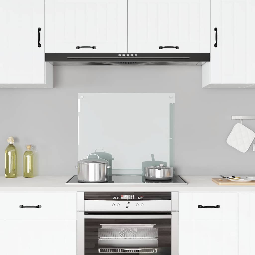 Kitchen Backsplash Transparent 70x60 cm Tempered Glass