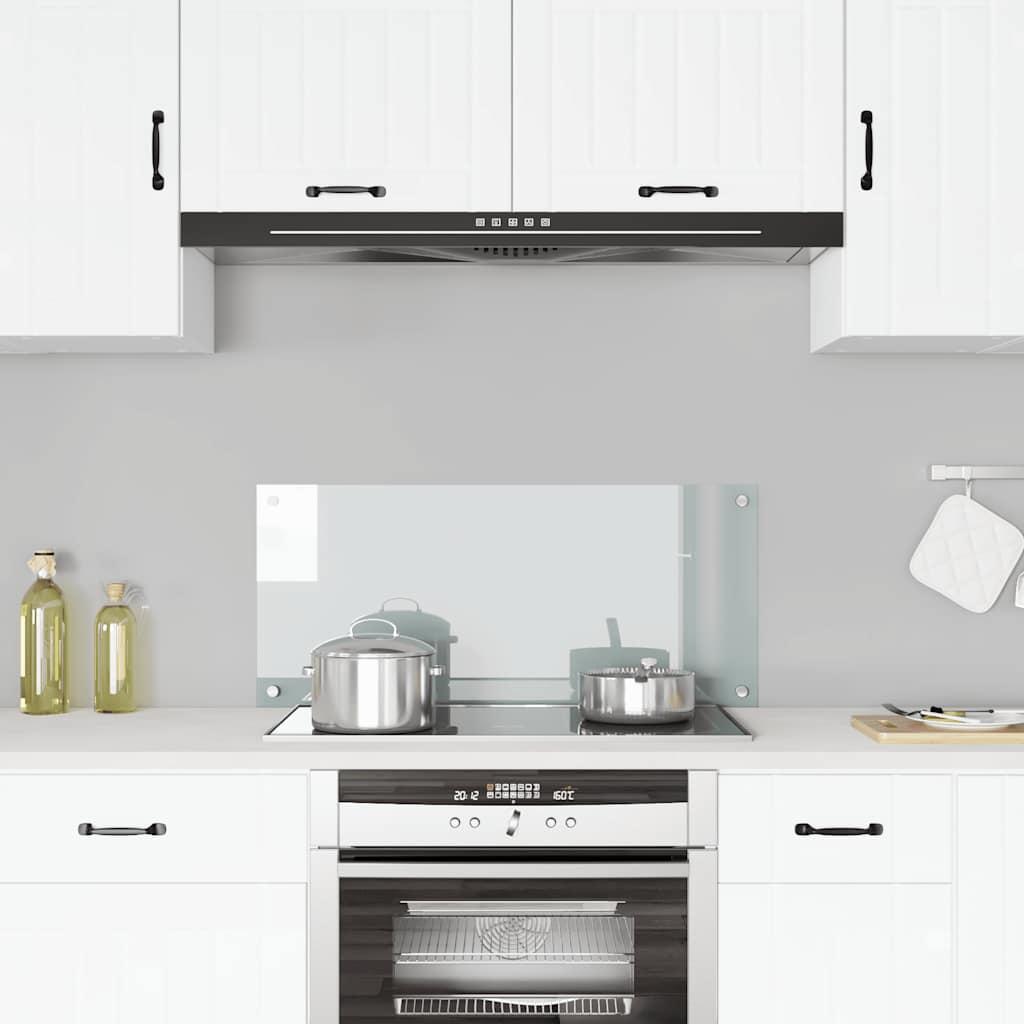 Kitchen Backsplash Transparent 90x40 cm Tempered Glass