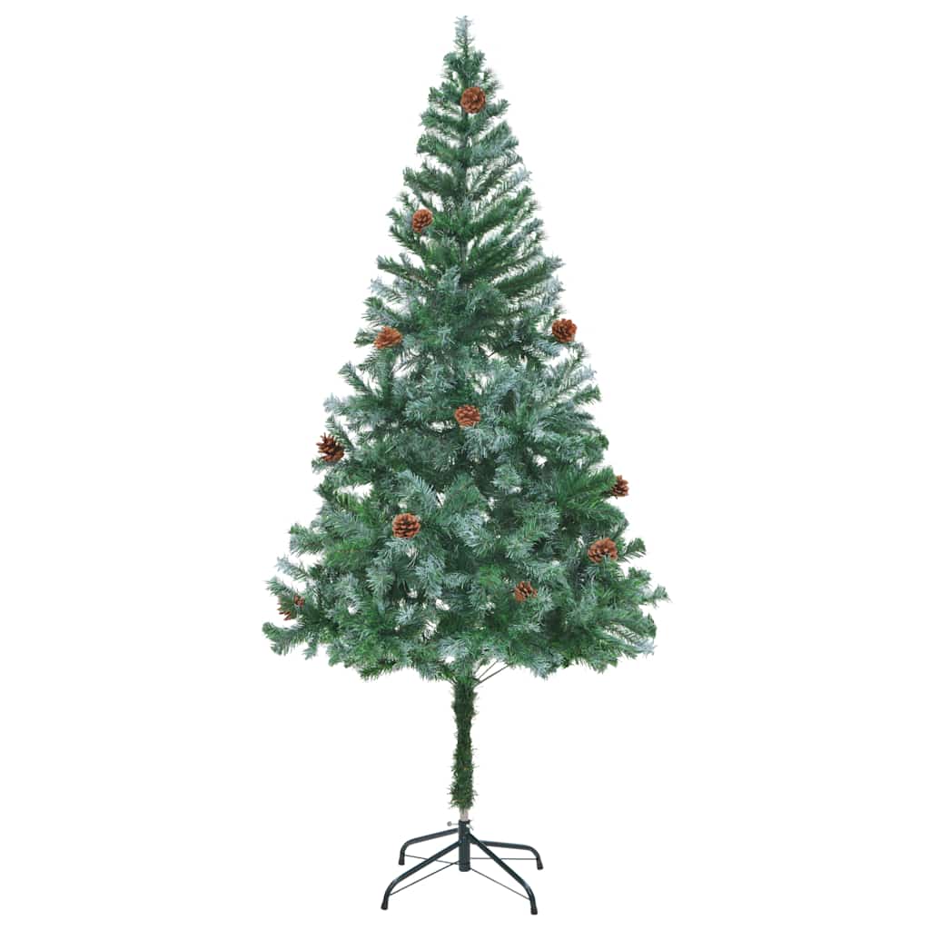 Artificial Christmas Tree with Pinecones 180 cm