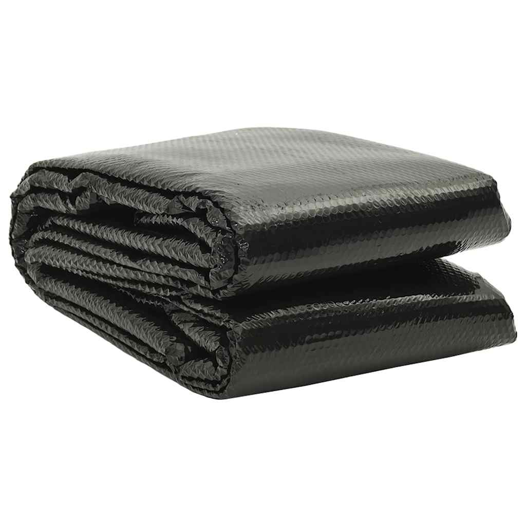 Floating Rectangular PE Solar Pool Film 10 x 5 m Black