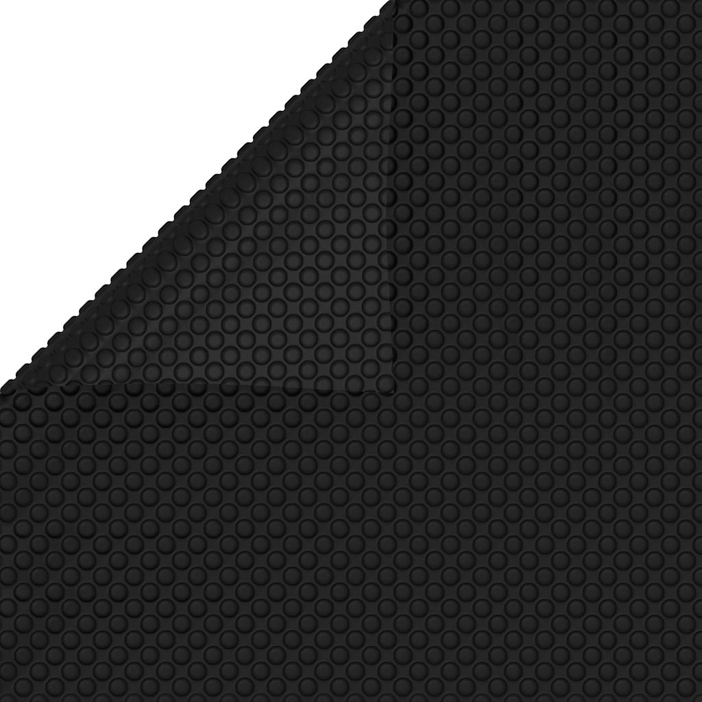 Floating Rectangular PE Solar Pool Film 10 x 5 m Black