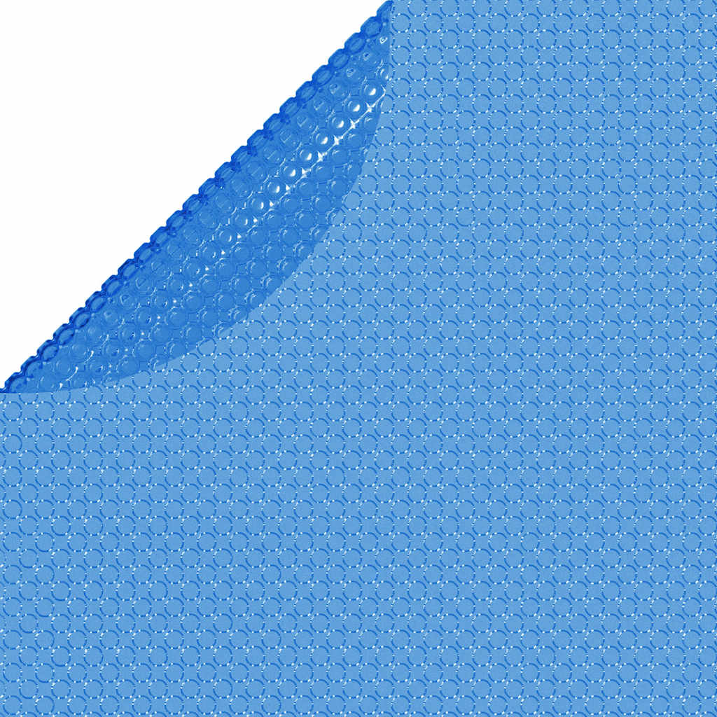 Floating Round PE Solar Pool Film 381 cm Blue