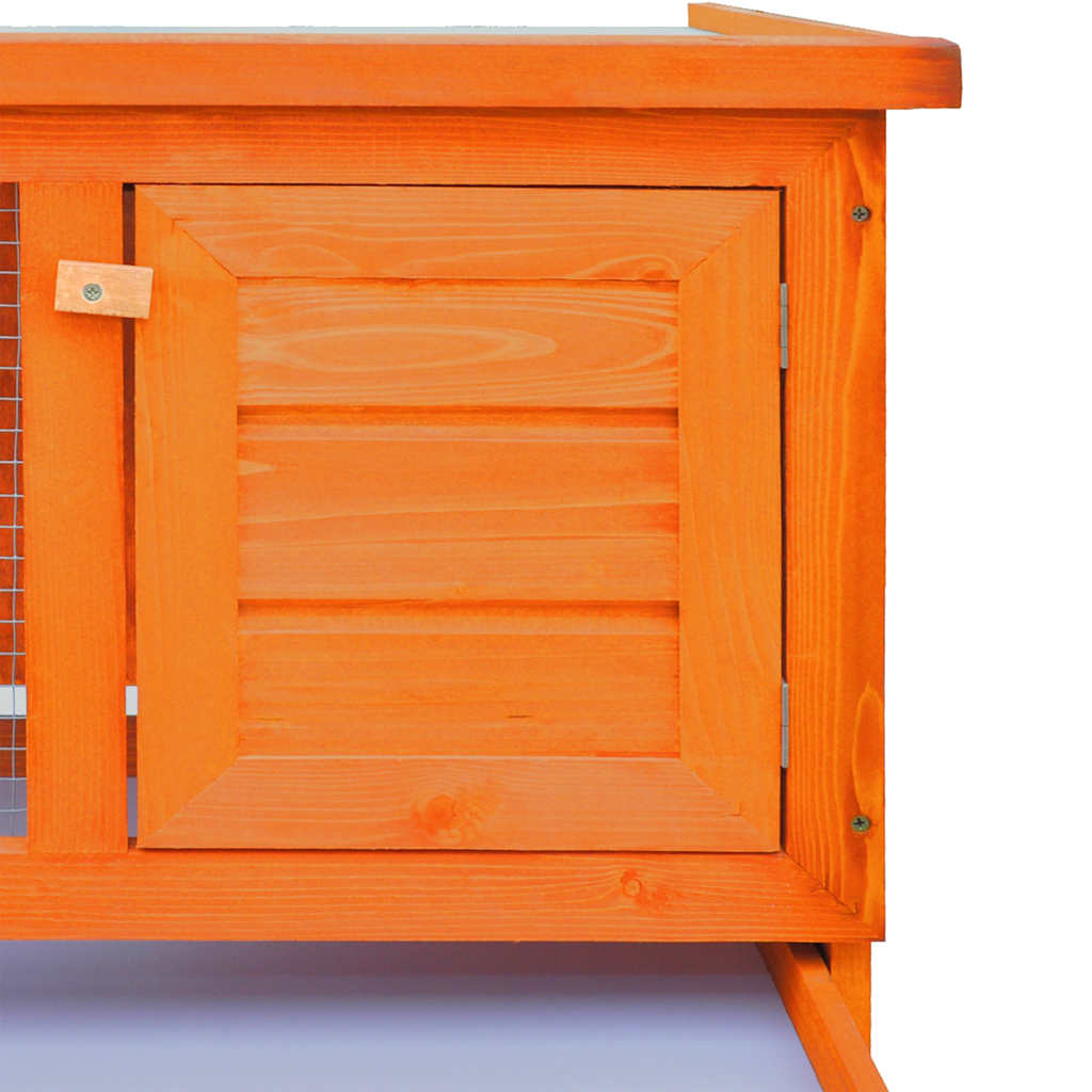 Outdoor Rabbit Hutch 1 Layer Wood