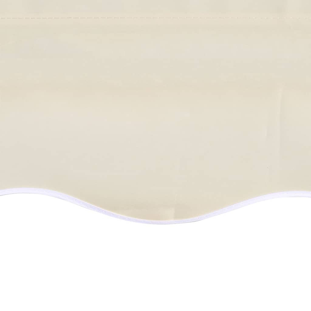 Awning Top Sunshade Canvas Cream 4 x 3 m (Frame Not Included)