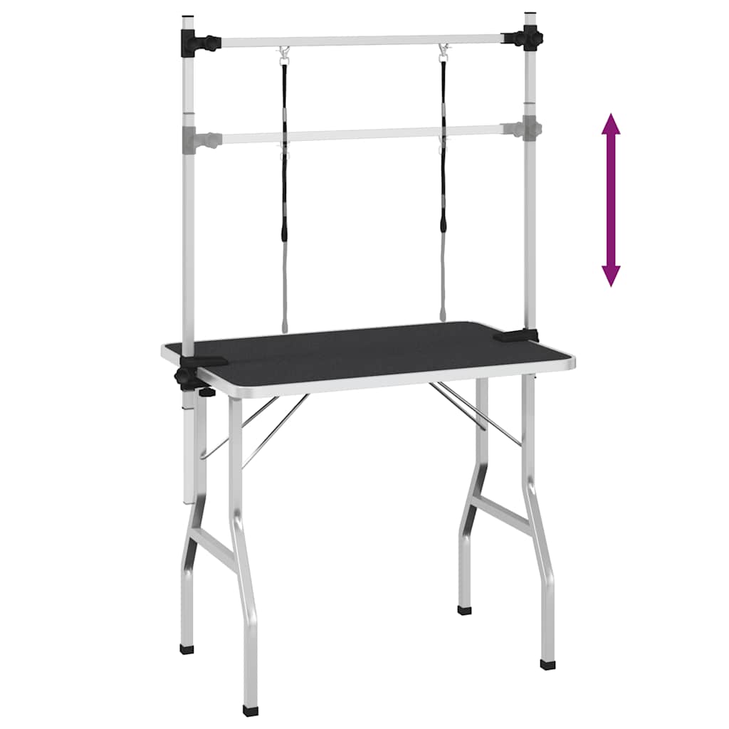 Bath Grooming Table for Dogs Cats Pets Adjustable 2 Loops