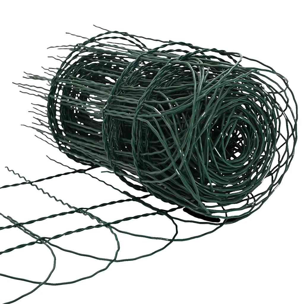 Garden Border Fence Powder-coated Iron 25x0.4 m