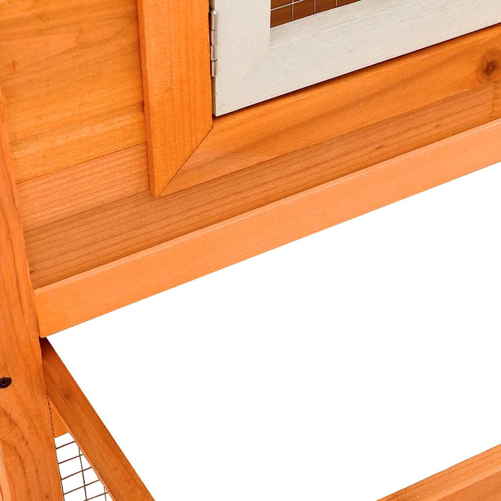 Outdoor Large Rabbit Hutch House Pet Cage Double House