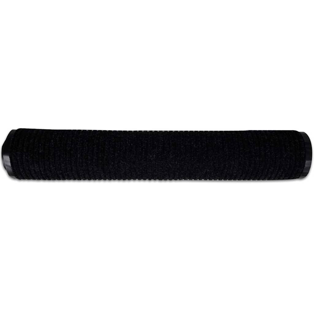 Door Mat Black 90 x 120 cm PVC