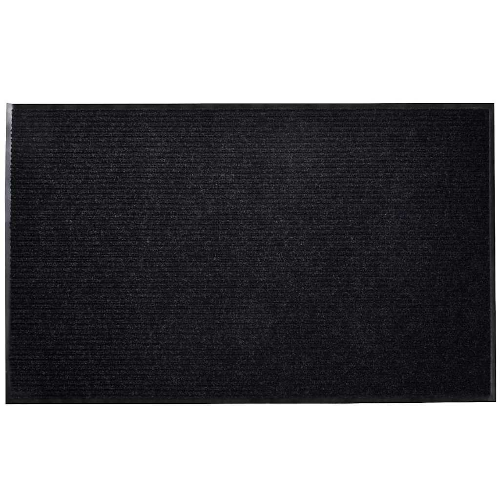 Door Mat Black 120 x 180 cm PVC