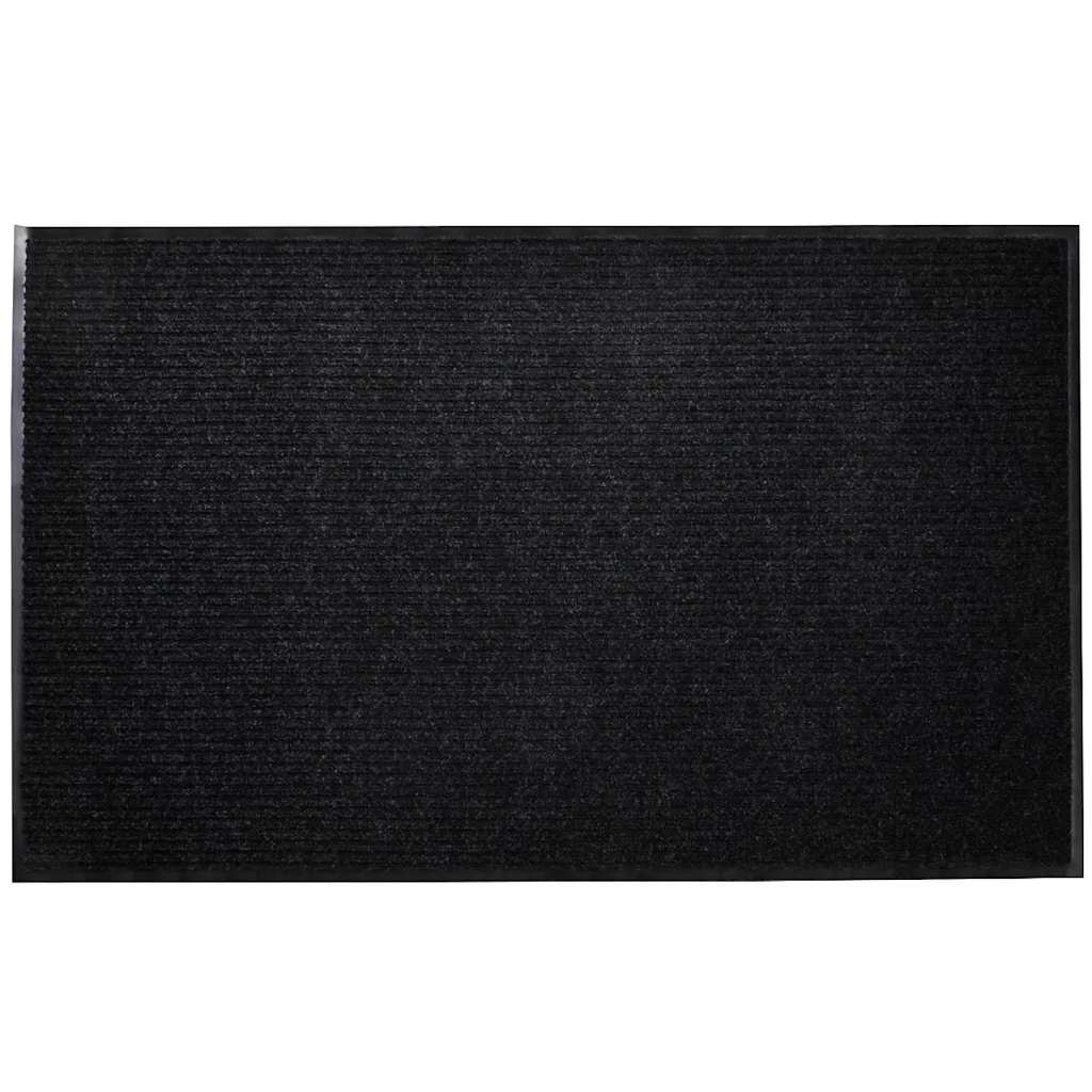 Door Mat Black 120 x 180 cm PVC