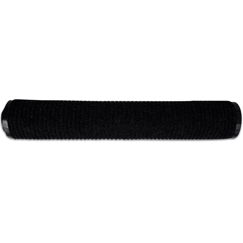 Door Mat Black 120 x 180 cm PVC