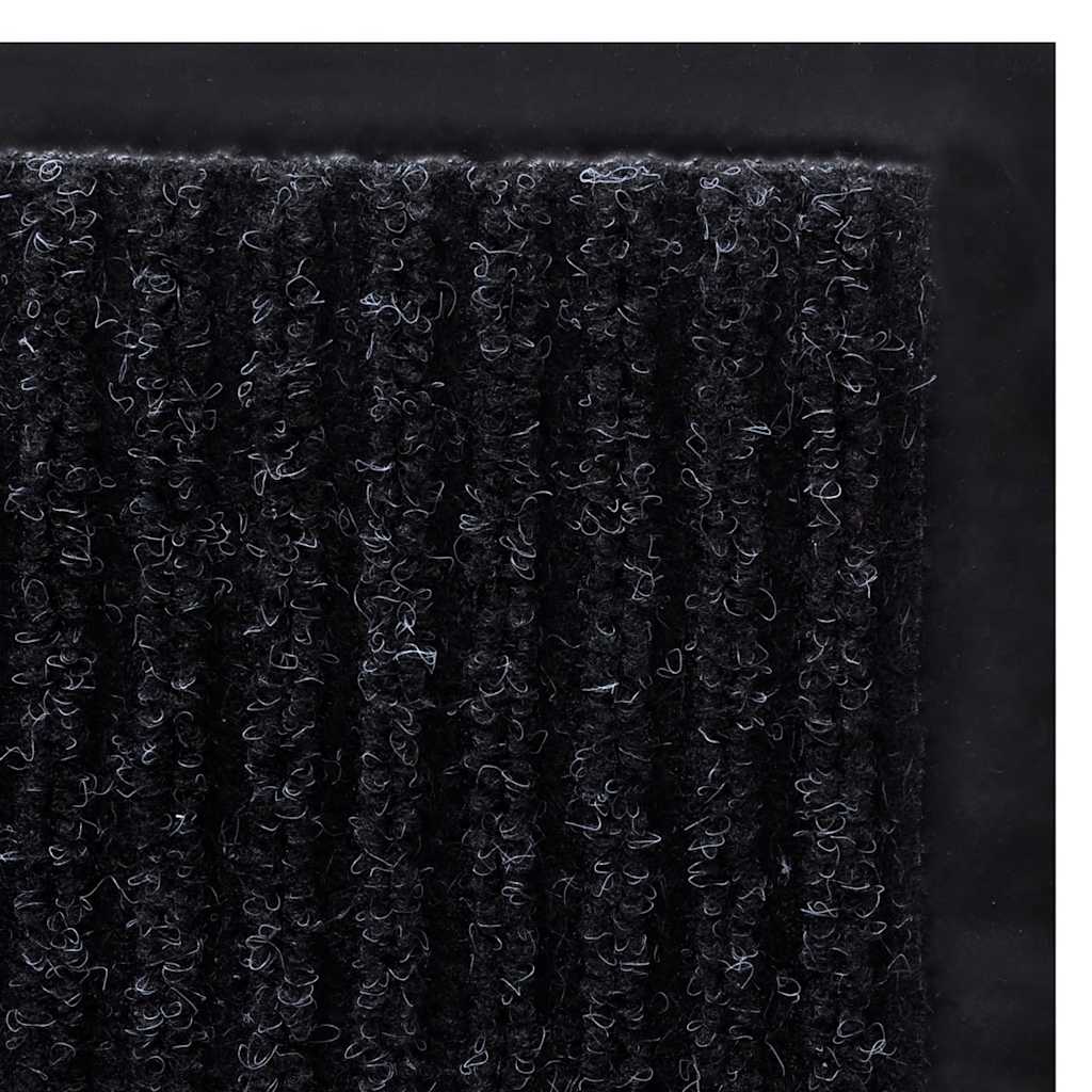 Door Mat Black 120 x 180 cm PVC