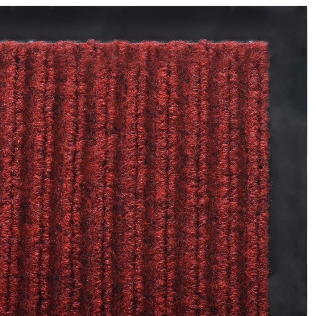 Door Mat Red 90 x 60 cm PVC