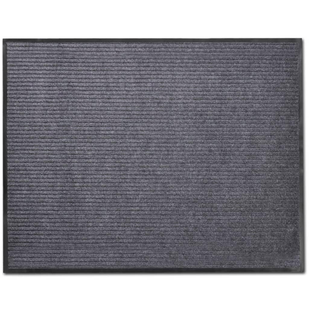 Door Mat Grey 120 x 180 cm PVC