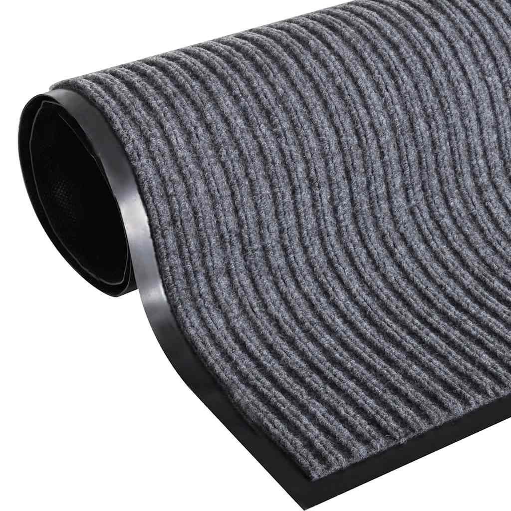 Door Mat Grey 120 x 180 cm PVC