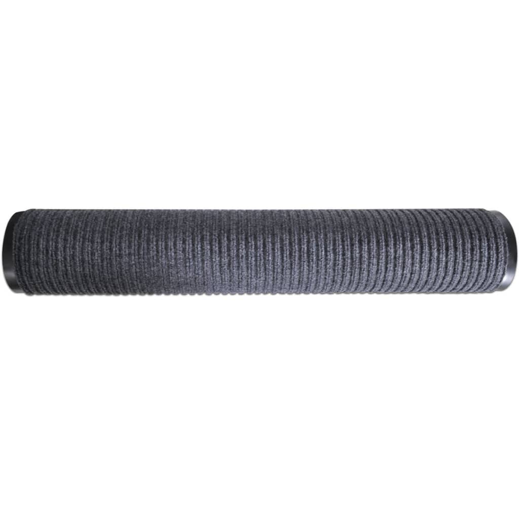 Door Mat Grey 120 x 180 cm PVC
