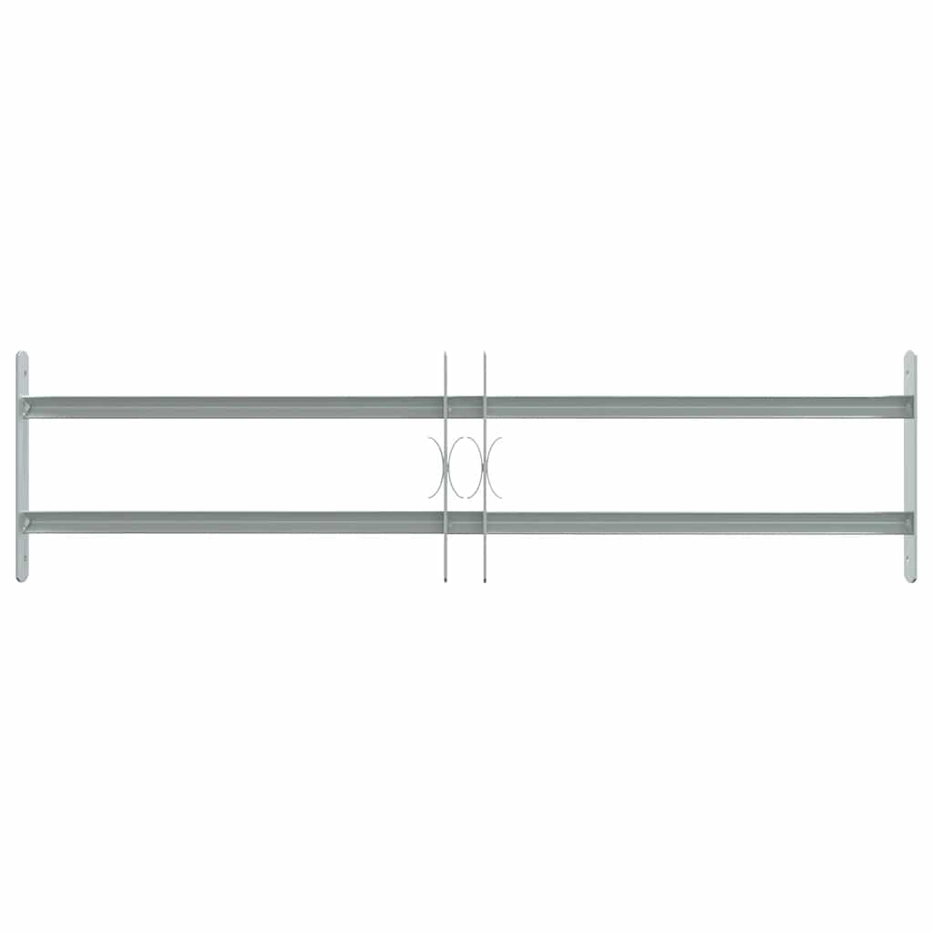 Adjustable Security Grille for Windows with 2 Crossbars 700-1050 mm