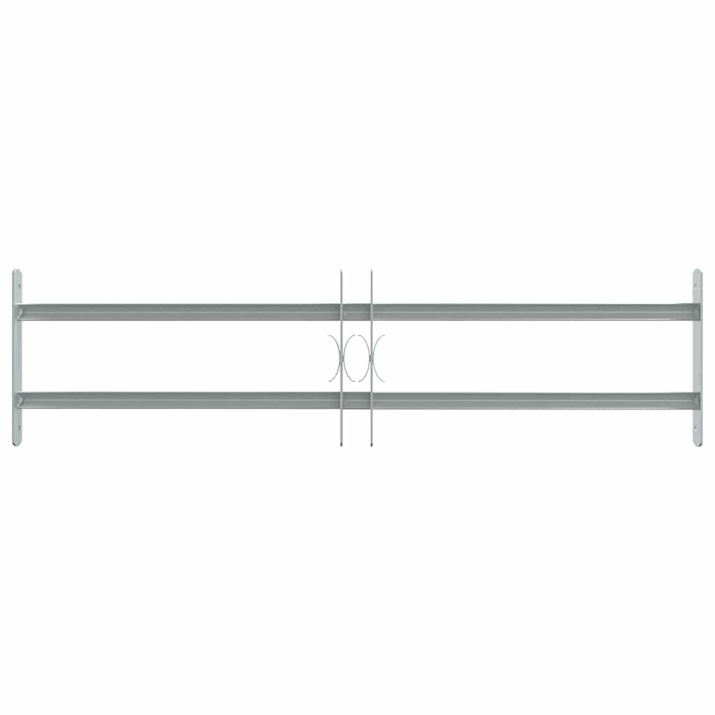 Adjustable Security Grille for Windows with 2 Crossbars 700-1050 mm