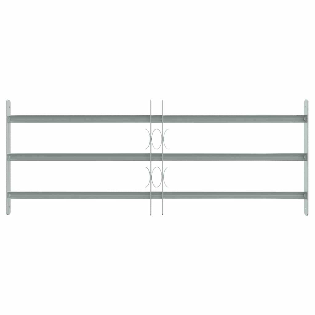 Adjustable Security Grille for Windows with 3 Crossbars 700-1050 mm