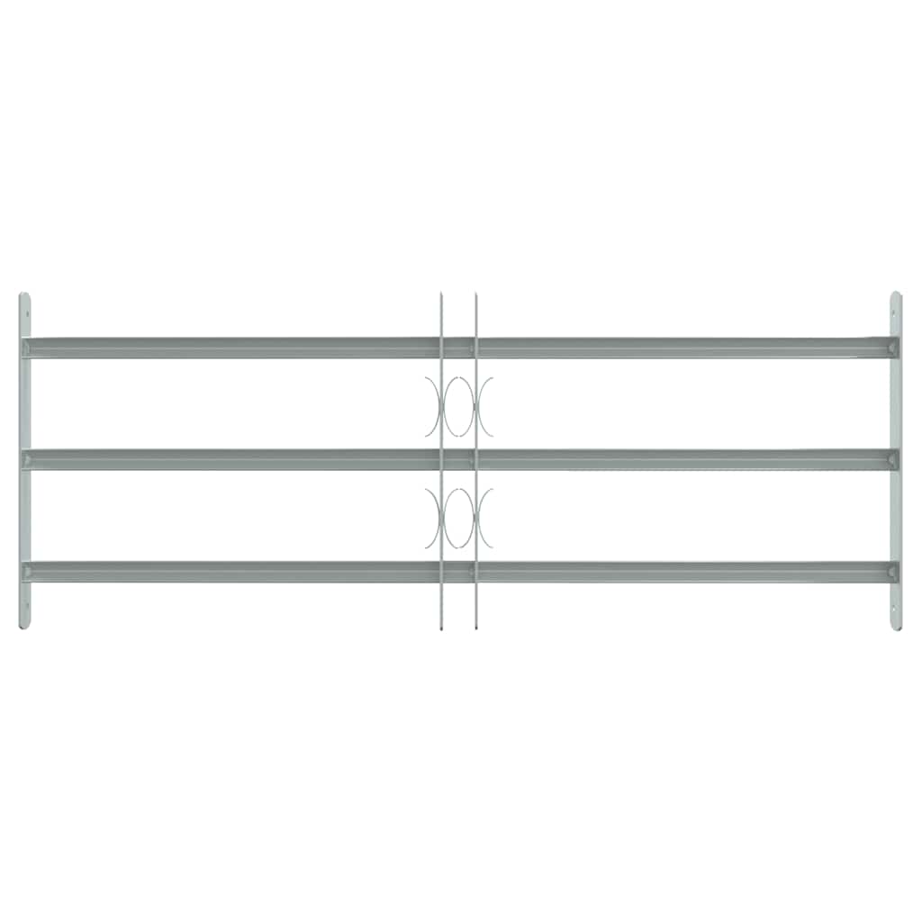 Adjustable Security Grille for Windows with 3 Crossbars 700-1050 mm
