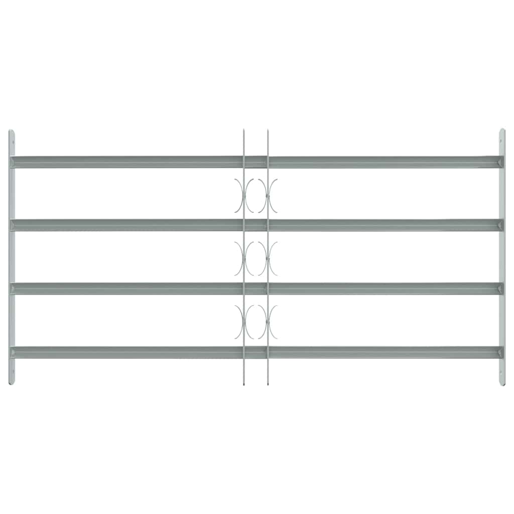 Adjustable Security Grille for Windows with 4 Crossbars 700-1050 mm