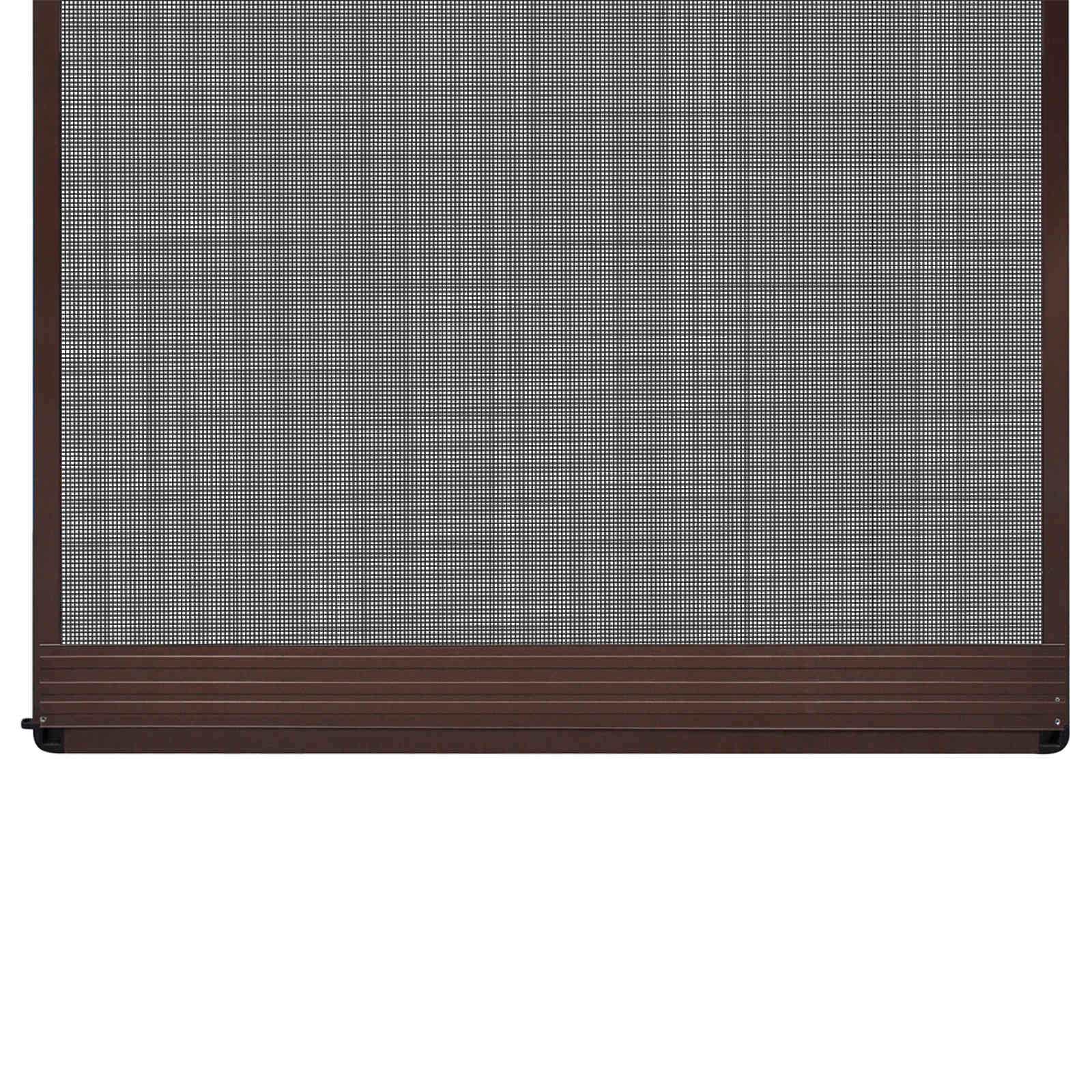 Hinged Insect Screen Manual Brown and Black 100 x 215 cm