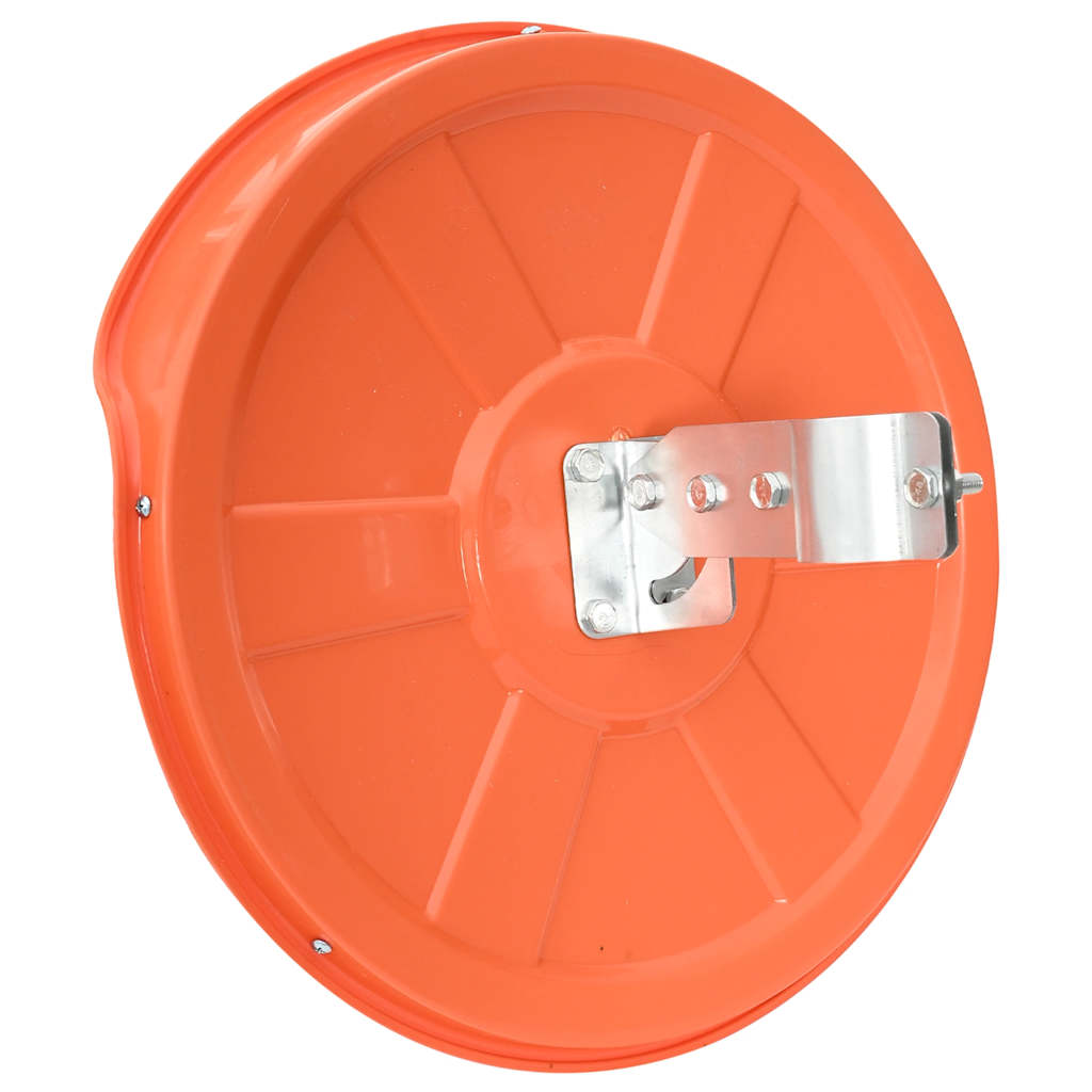 Convex Traffic Mirror PC Plastic Orange 45 cm Outdoor