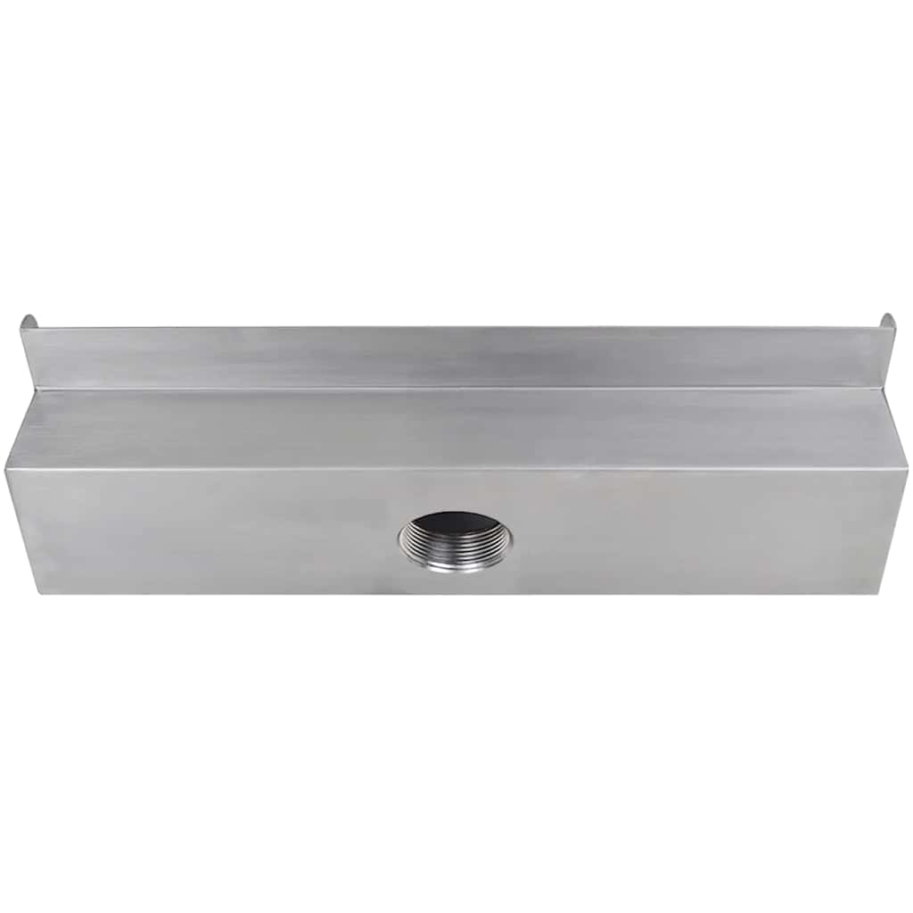 Rectangular Waterfall Pool Fountain Stainless Steel 45 cm