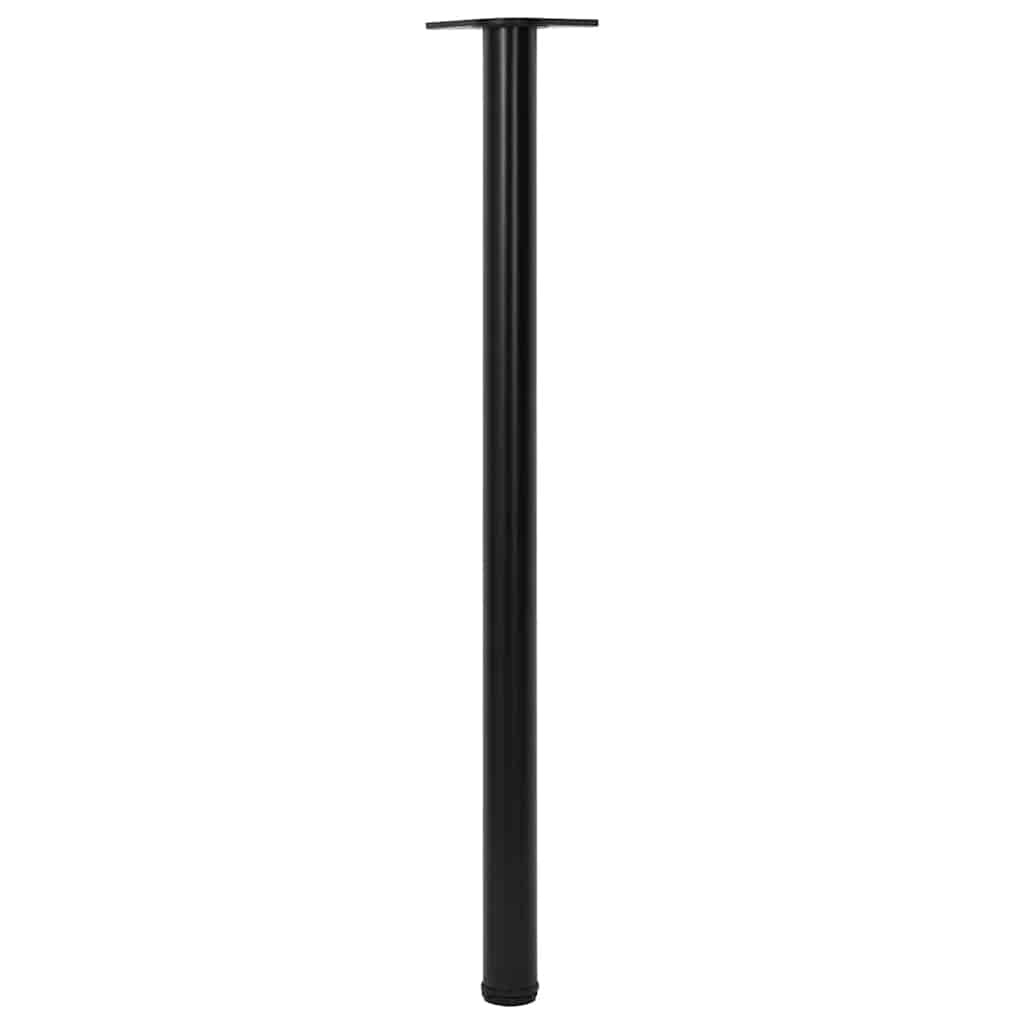 Adjustable Table Legs 4 pcs Black 1100 mm