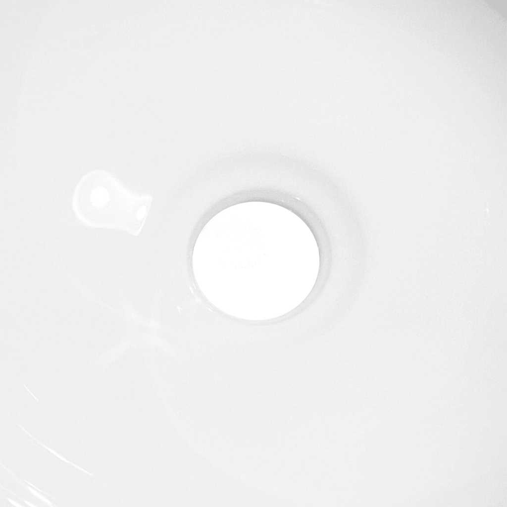 Wash Basin White 28x28x10 cm Ceramic