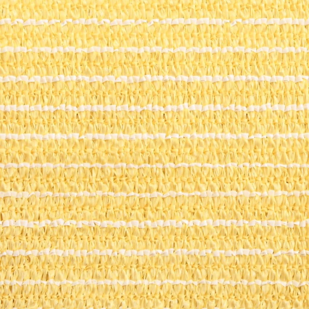 Sunshade Sail HDPE Triangular 3.6x3.6x3.6 m Beige