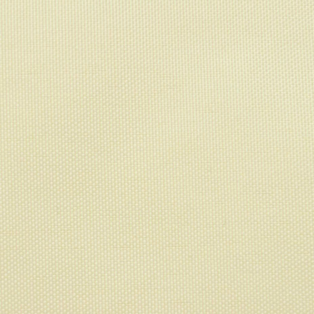 Sunshade Sail Oxford Fabric Triangular 3.6x3.6x3.6 m Cream